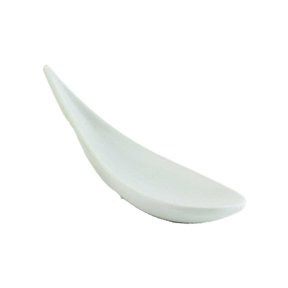 Κουτάλι amuse-bouche μελαμίνης, "Boat" φυστικί 14,5x4,5 cm | 4,5 cm