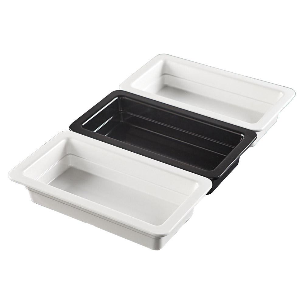 Δοχείο μελαμίνης GN 1/1 μαύρο, 10 cm