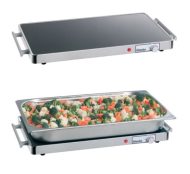 Θερμαινόμενη γυάλινη επιφάνεια για σκεύος GN 1/1, 150 W 57x30,5 cm | 4 mm