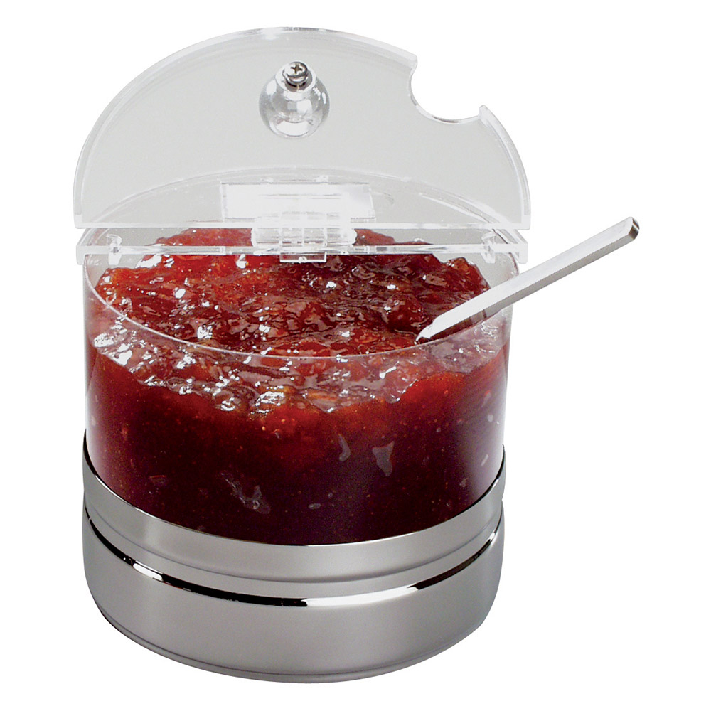 Δοχείο διατήρησης ψύξης με ανοξείδωτη βάση σετ 4 τμχ. ”TOPFRESH” APS 1 lt Φ14x11,5 cm