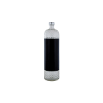 Φιάλη γυάλινη Crystal Semi Black 1000 ml