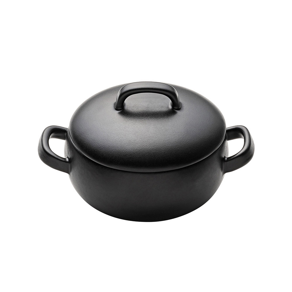 Κοκοτιέρα μαύρη με καπάκι Playground 15 cm Κοκοτιέρα μαύρη με καπάκι Playground 15 cm