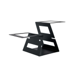 Βάση ζικ-ζακ μαύρη 18/10 31 cm