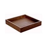 Βάση ξύλινη καρυδιά 18x18 cm