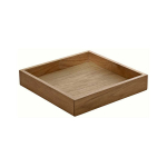 Βάση ξύλινη βελανιδιά  18x18 cm