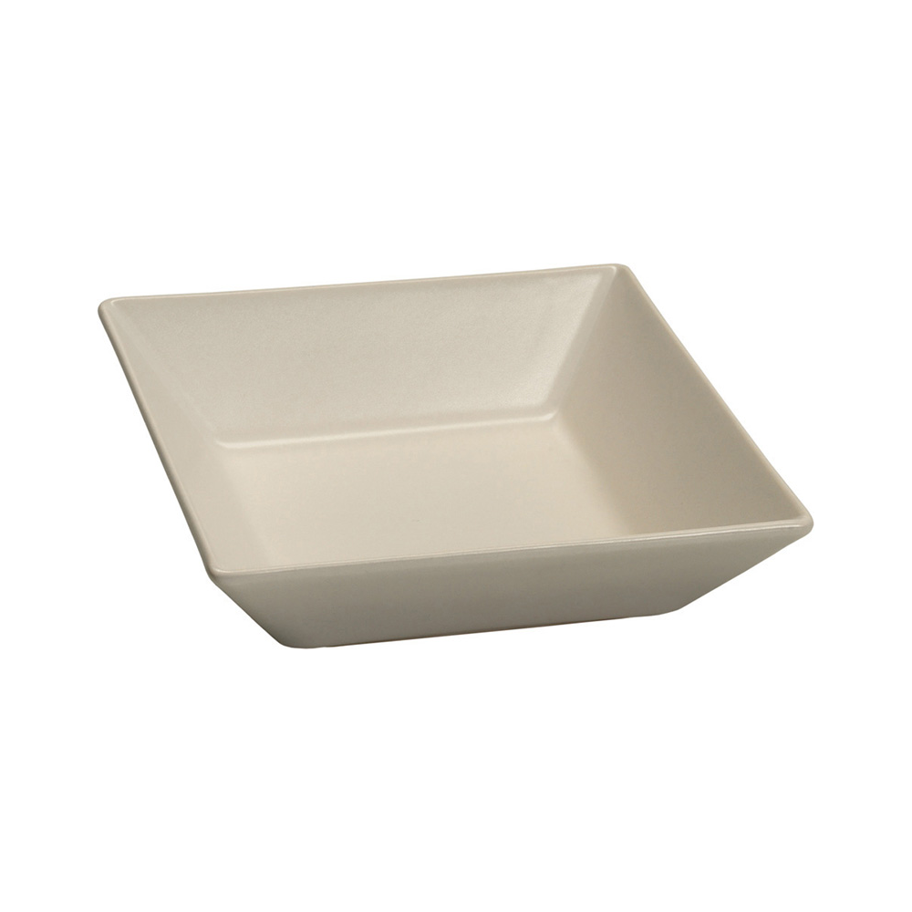 Μπολ τετράγωνο βαθύ μπεζ Elite 13x13 cm