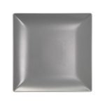 Πιάτο τετράγωνο γκρι Elite 26x26 cm