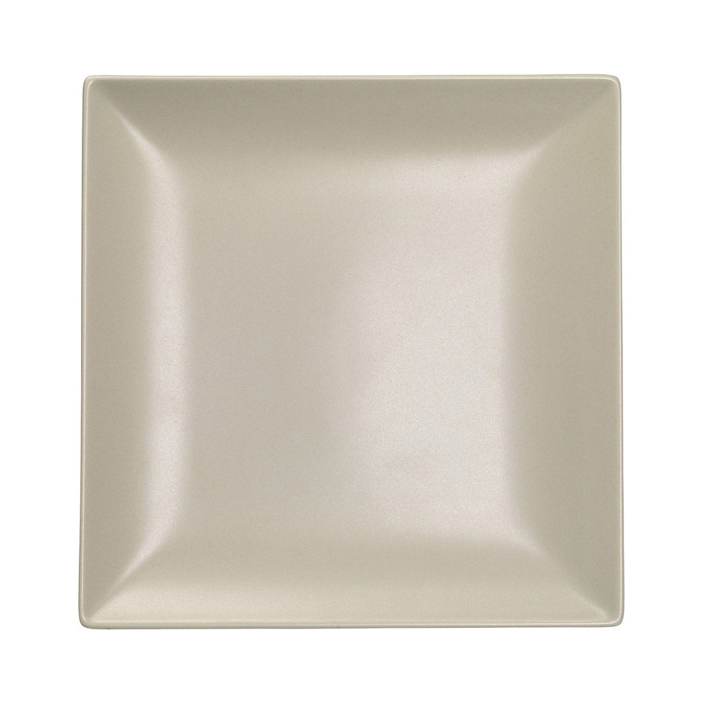 Πιάτο τετράγωνο μπεζ Elite 16x16 cm