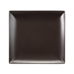 Πιάτο τετράγωνο καφέ Elite 18x18 cm 