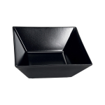 Σαλατιέρα τετράγωνη μαύρη Elite 22x22 cm