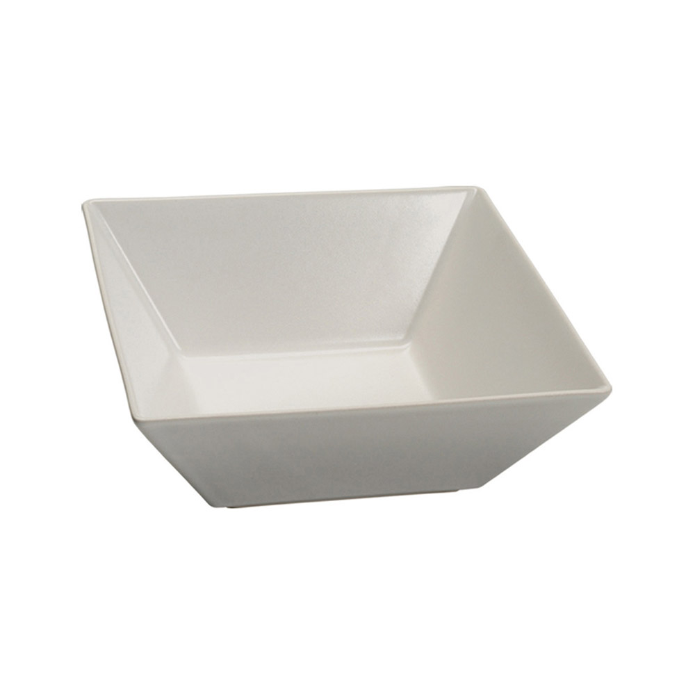 Σαλατιέρα τετράγωνη λευκή Elite 22x22 cm