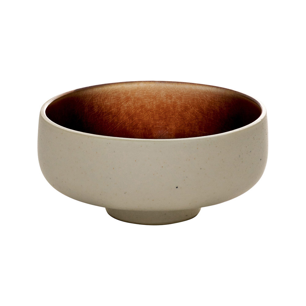 Μπολ Playground Nara καφέ, 8 cm