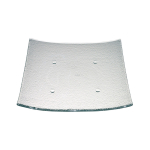 Πιάτο ρηχό αστέρι διάφανο 17x17 cm