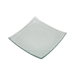 Πιάτο ρηχό αστέρι διάφανο 22x22 cm